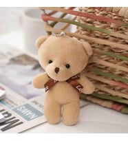 Wolawood Peluş Ayıcık Anahtarlık – Yumoş Mini Sevimli Çanta Süsü, Tatlı ve Şirin Aksesuar, Yumuşak Peluş Oyuncak Anahtarlık Hediyelik