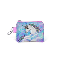 Coral High Derin Mavi Açık Pembe Unicornl Desenli Bozuk Para Çantası 21775