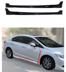 🚘 Honda Civic FB7 Custom Yan Marşpiyel (Plastik – Boyasız)  Sportif & Dayanıklı Yan Gövde Kaplama (Standart)