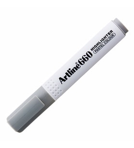 Artline 660 Fosforlu Kalem Pastel Gri