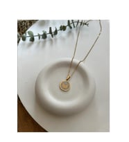 Çelik Gold Kelebek Model Sedef Kolye (Gümüş)