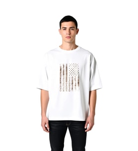 Erkek Oversize Tişört Aile Değerleri Temalı Vintage Baskı Korucu Baba Kahraman Yazısı Günlük Rahat