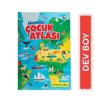 Yükselen Eğlenceli Çocuk Atlası 34x25 dev ciltli