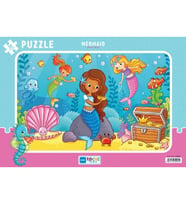 Blue Focus Mermaid (Deniz Kızı) Puzzle 30 Parça