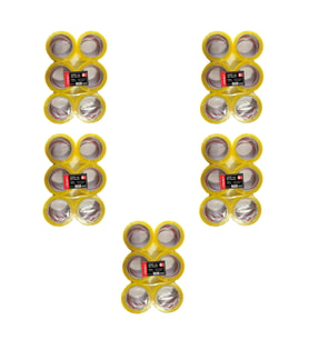 Osso Şeffaf Bant Ambalaj Koli Bandı - 100 YRD / 91.44 Metre - 43 mm - 6 Adetlik 5 Paket