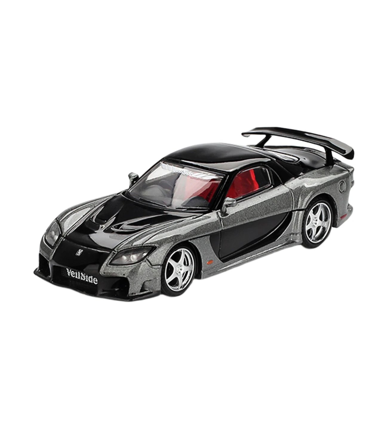 Mini GT Mazda RX-7 VeilSide Fortune7 Grey LHD MGT01057-L