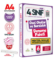 4.Sınıf Özel Okullar ve Bursluluk Hazırlık MEB Tıpkı Basım Deneme 6lı Fasikül SETİ