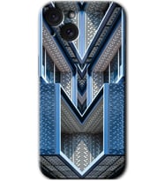 İphone 15 Kılıf HD Desen Baskılı Kılıf - Retro Building