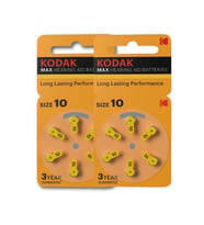 P 10 İşitme Cihaz Pili No 10 6'lı 2 Paket Kodak Kulak Cihazı Pili 6'lı 2 Paket (Beyaz)