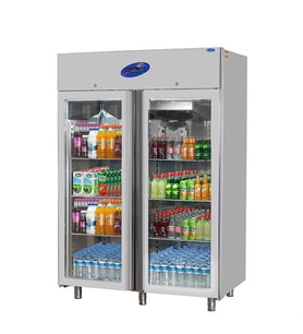 CSA Karacasan 1200 Lt Dik Tip Çift Kapılı Derin Dondurucu(304 Çelik)