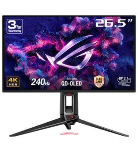 ASUS ROG Swift OLED PG27UCDM 26.5 inç 240Hz 0.03ms 4K UHD Adaptive Sync QD-OLED Pivot Gaming Monitör
