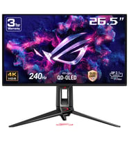 ASUS ROG Swift OLED PG27UCDM 26.5 inç 240Hz 0.03ms 4K UHD Adaptive Sync QD-OLED Pivot Gaming Monitör