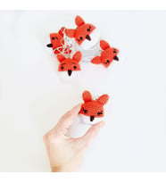 Amigurumi Anahtarlık tilki