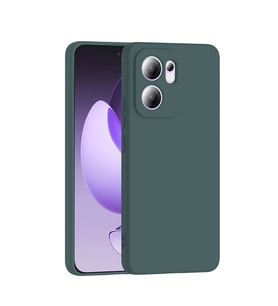 Oppo Reno 13F 5G Kılıf İçi Kadife Lansman Kapak (Koyu Yeşil)