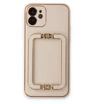 Pilelistore   iPhone 12 Kılıf Coco Elit Kapak - Gold