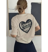 Unisex Optimistic Baskılı Tasarım Tshirt (Bej)