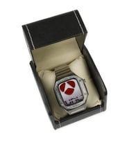 Uray store Apple Watch 44mm KR409 Metal Kordon - Gümüş