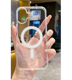 İPHONE 17 UYUMLU MAGSAFELİ ŞEFFAF KILIF