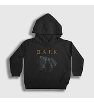Presmono Unisex Çocuk Siyah Cave V2 Dark Kapüşonlu Sweatshirt 186178tt