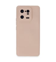 Xiaomi Mi 13 Pro Kılıf Nano İçi Kadife Silikon - Pudra