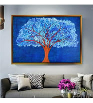 Altın Çerçeveli dekoratif tablo l933 (Gold)