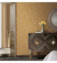 Adawall Seven Tropik Stilize Yaprak Desen Duvar Kağıdı 7812-5