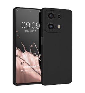 Microsonic Matte Silicone Infinix Note 30 Pro Kılıf Siyah