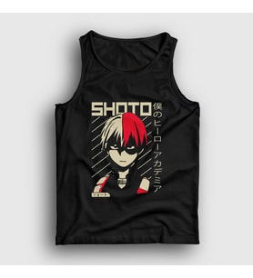 Presmono Unisex Siyah Shoto V2 Anime Boku No Hero Academia Atlet 128853tt