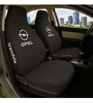 Opel Araçlar İçin Ön Arka Koltuk Penye Servis Kılıfı - Penye Kumaş Takım (Siyah)
