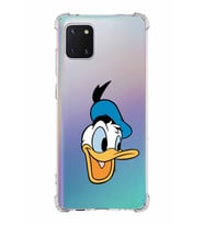 Samsung Galaxy Note 10 Lite  Köşe Korumalı Antişok Kapak Donald Duck Tasarımlı Şeffaf  Kılıf