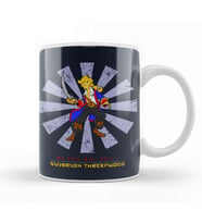 Guybrush Threepwood Retro Japanese Kupa Bardak Porselen