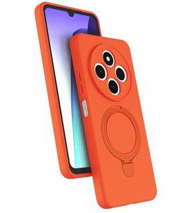 Redmi 14C Regal Magsafe Standlı Kapak - Turuncu