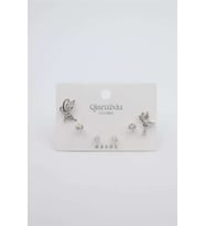 Çoklu Set Küpe - Gümüş