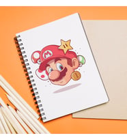 Süper Mario Tasarımlı Defter