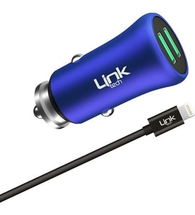 LİNKTECH M582 Metal Lightning USB Araç Şarj Aleti