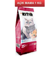 Kıtır Tavuklu Yetişkin Kedi Maması 1 Kg AÇIK (Kahverengi)