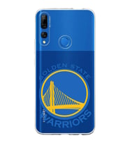 Huawei Y9 Prime 2019 Uyumlu Kapak Golden State Warriors Tasarımlı Şeffaf Silikon Kılıf
