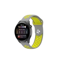 Watch 22Mm Spor Delikli Kordon (Saat Değildir) - Gri-Yeşil
