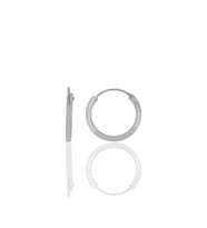 Gümüş  14 mm halka küpe SGTL11744RODAJ