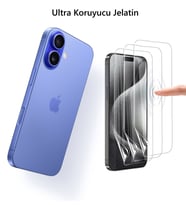 İphone 16 Uyumlu Ön Body Ultra Ekran Koruyucu Şeffaf  Nano Jelatin