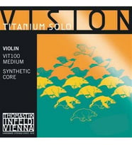 Thomastik VIT100 Vision Titanium Solo Set Keman Teli Profesyonel Solistler İçin Kristal Berraklığında Ses ve Maksimum Güç