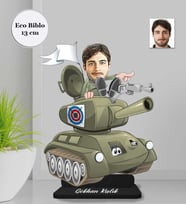 Kişiye Özel Asker Erkek Ahşap Eco Biblo -3