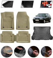 Opel Astra F 1991-1998 Hatchback Uyumlu Paspas Araca Özel Bagaj Havuzu MBS Bej