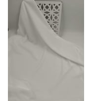 DÖKÜMLÜ KETEN KUMAŞ (Beyaz)