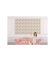 Çiçek Ve Yaprak Desenli Tarzı Duvar Kağıdı-5575