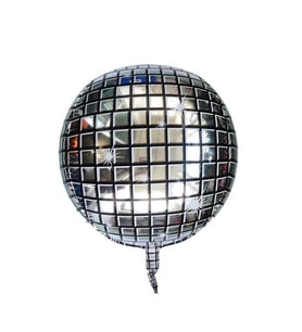 Gümüş Disco Topu Folyo Balon