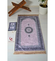 Çantalı Seccade - 70x110 cm - İnce ve Taşınabilir - Şık ve Desenli Tasarım