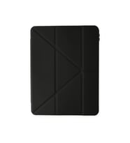 Galaxy Tab S6 Lite P610 Kılıf TriFolding Kalemlikli Standlı Kılıf (Siyah)