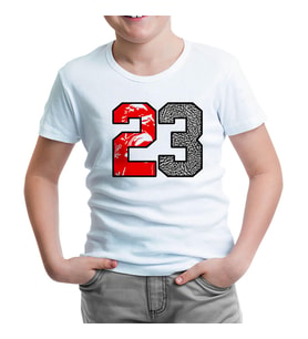 Basketball - Jordan Beyaz Çocuk Tshirt