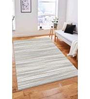 Bej Sade Desensiz Kaymaz Tabanlı Dekoratif Halı AR114 - 100 x 160 cm